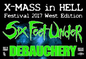 Mehr über den Artikel erfahren X-Mas in Hell – Tour – Six feet under und Debauchery